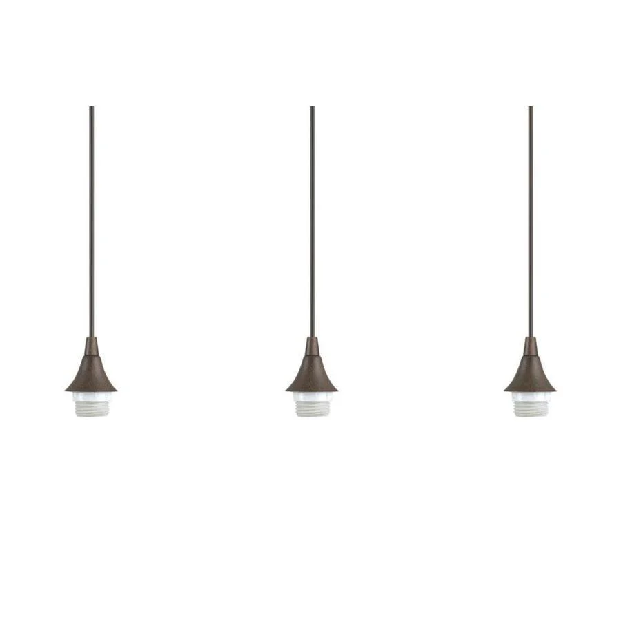 Portfolio Bronze Transitional Linear Pendant Light, 36-in Wide, 3-Light - Image 4