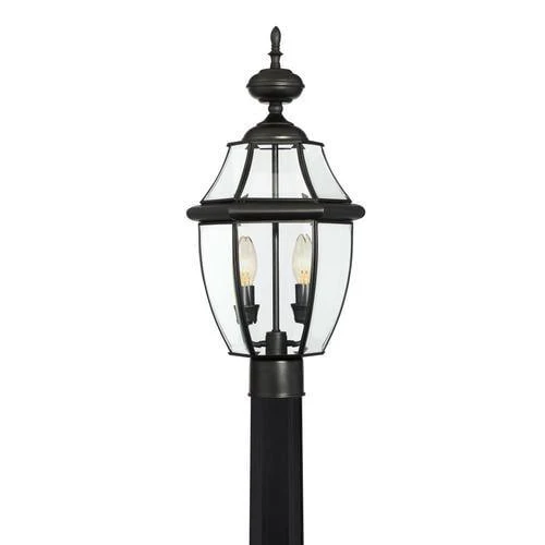 Portfolio Brayden 60-Watt 21.8-in Matte Black Traditional Post Light - Image 5