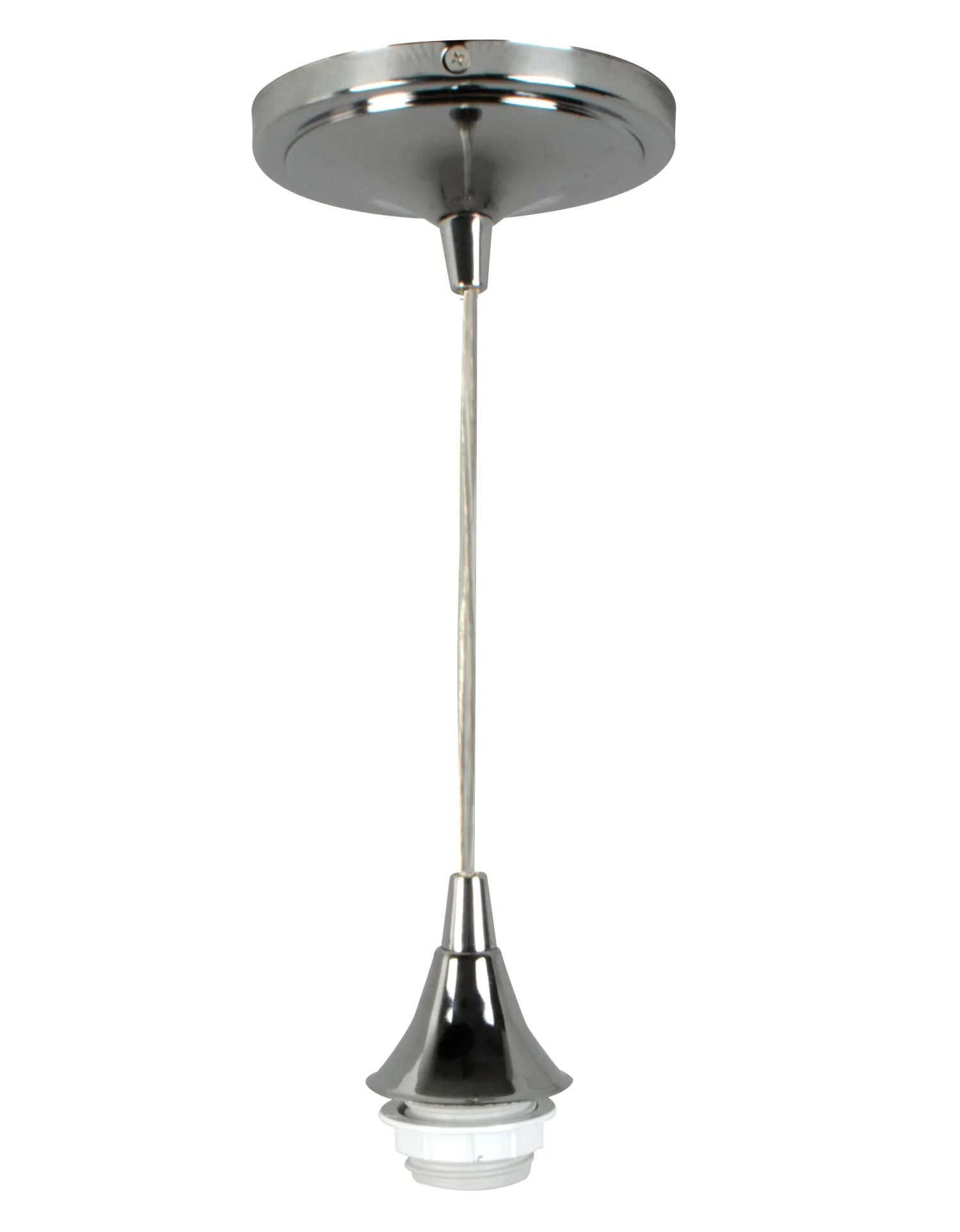 Portfolio Chrome Transitional Teardrop Pendant Light, Adjustable up to 63 in, E26 Base - Image 11