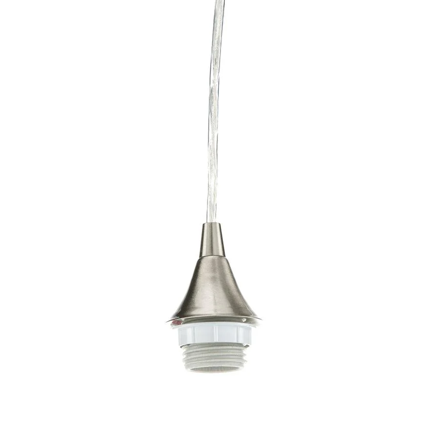 Portfolio Chrome Transitional Teardrop Pendant Light, Adjustable up to 63 in, E26 Base - Image 7