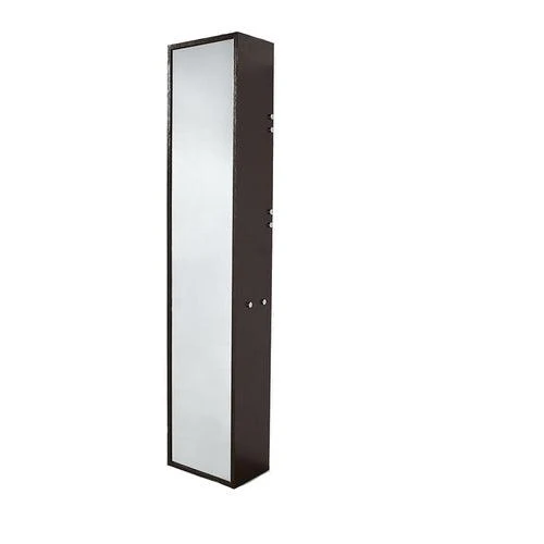 Wyndham Collection Claire 13.75-in W x 67-in H x 9-in D Espresso Oak Wall-Mount Linen Cabinet - Image 2