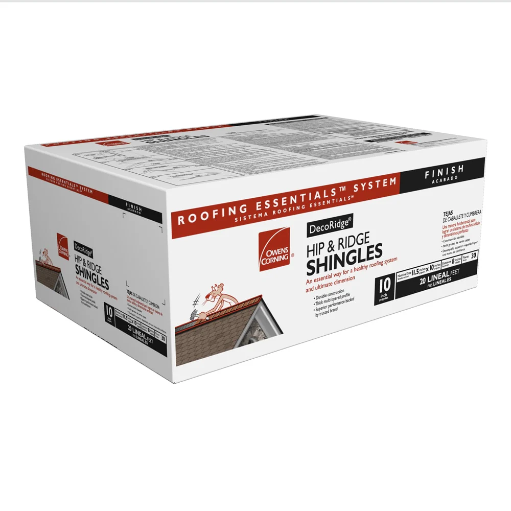 Owens Corning DecoRidge 20 Linear Ft Artisan Woodland Path Hip & Ridge Roof Shingles, 10-Inch Series - Image 9