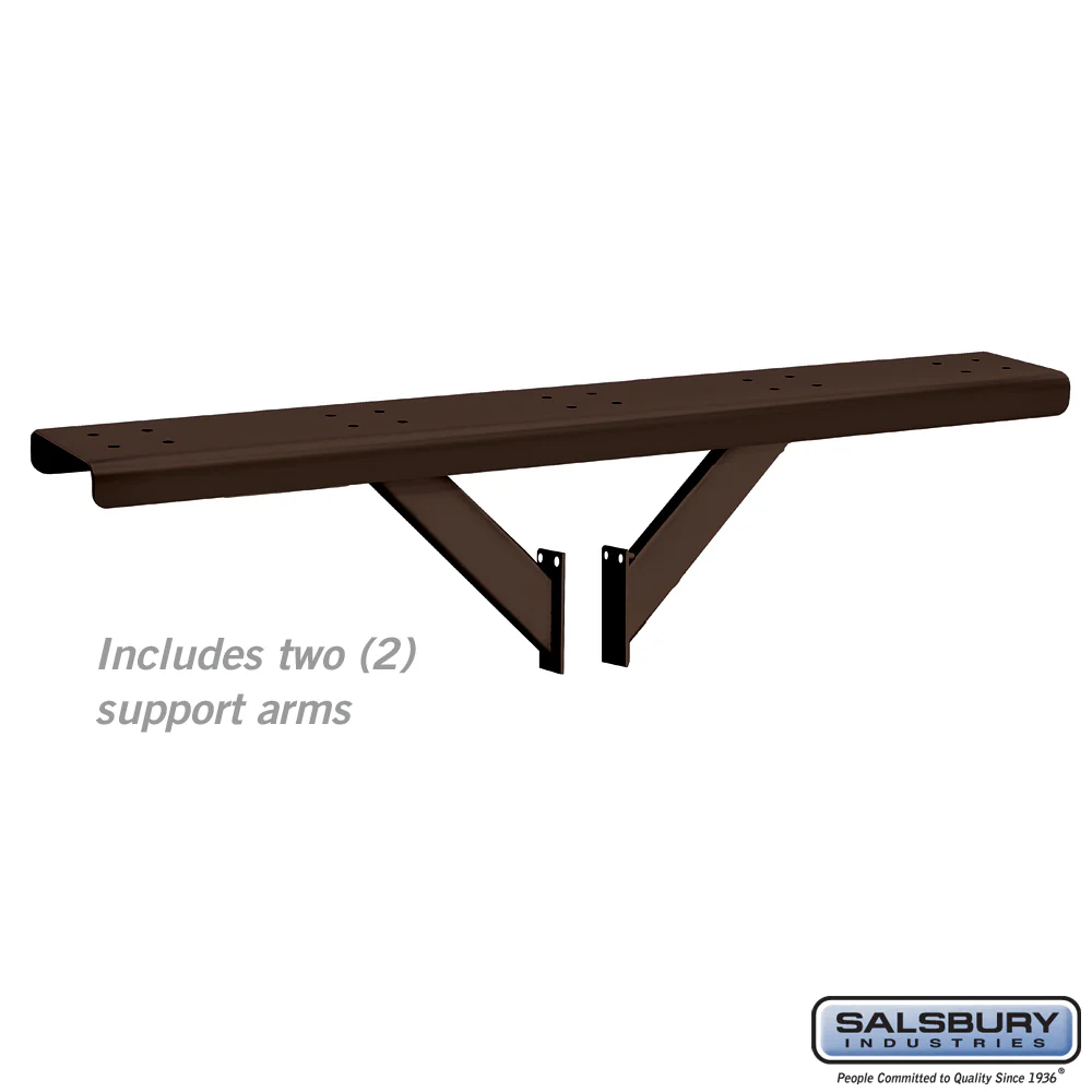 5-Wide Mailbox Spreader with Arms - Bronze
