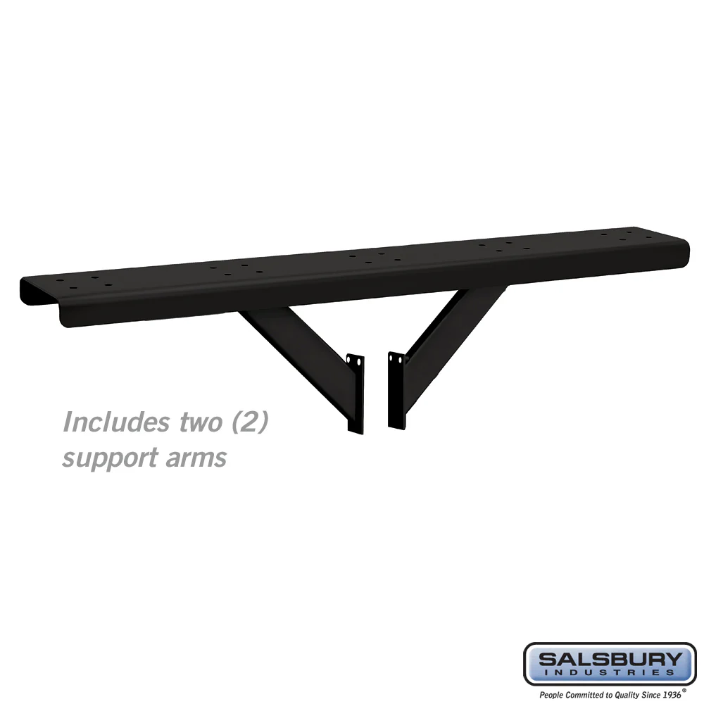 5-Wide Mailbox Spreader with 2 Supporting Arms - White - Image 3