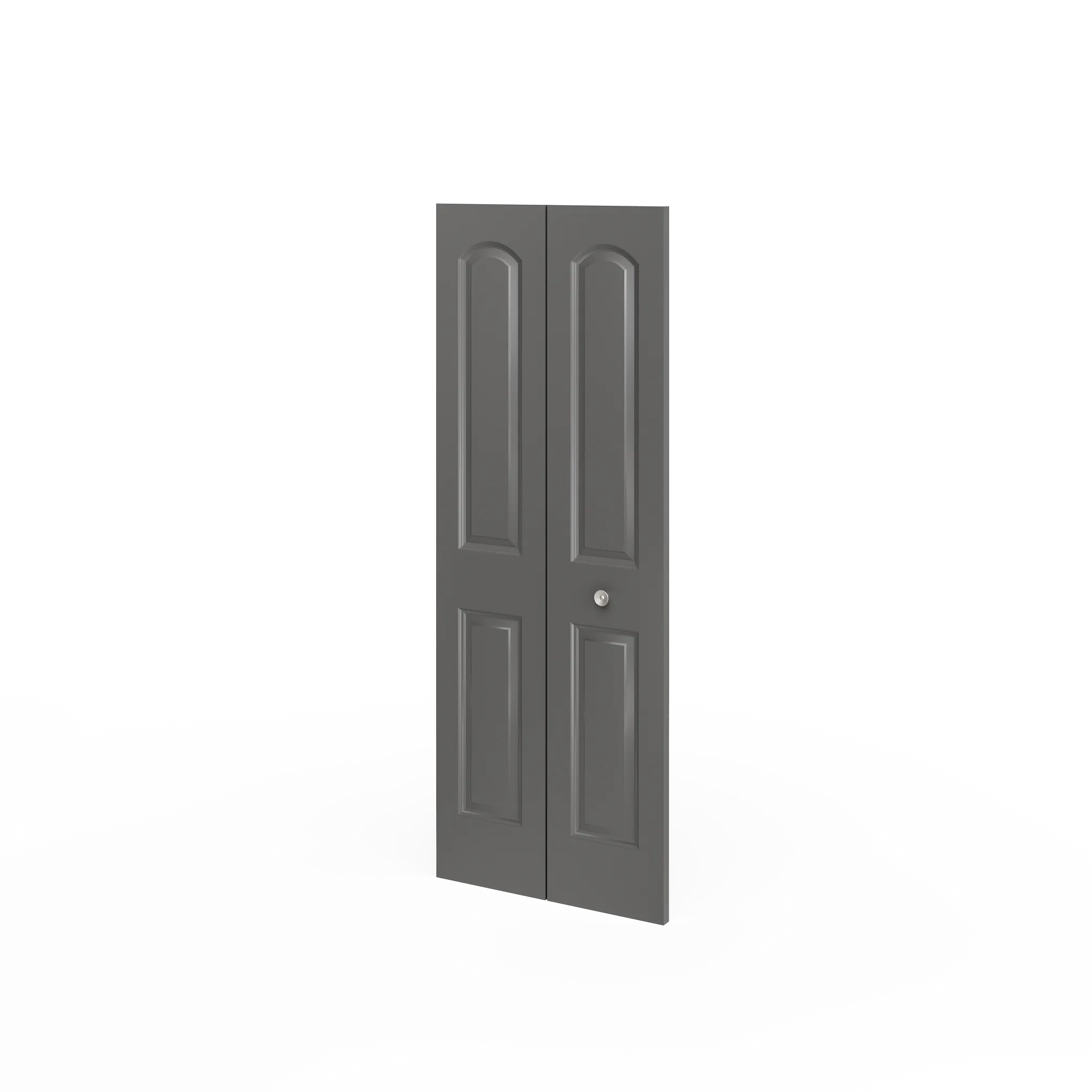 Masonite Roman 30-in x 80-in Primed 2-Panel Round Top Molded Composite Bifold Door, Hardware Included - Image 5