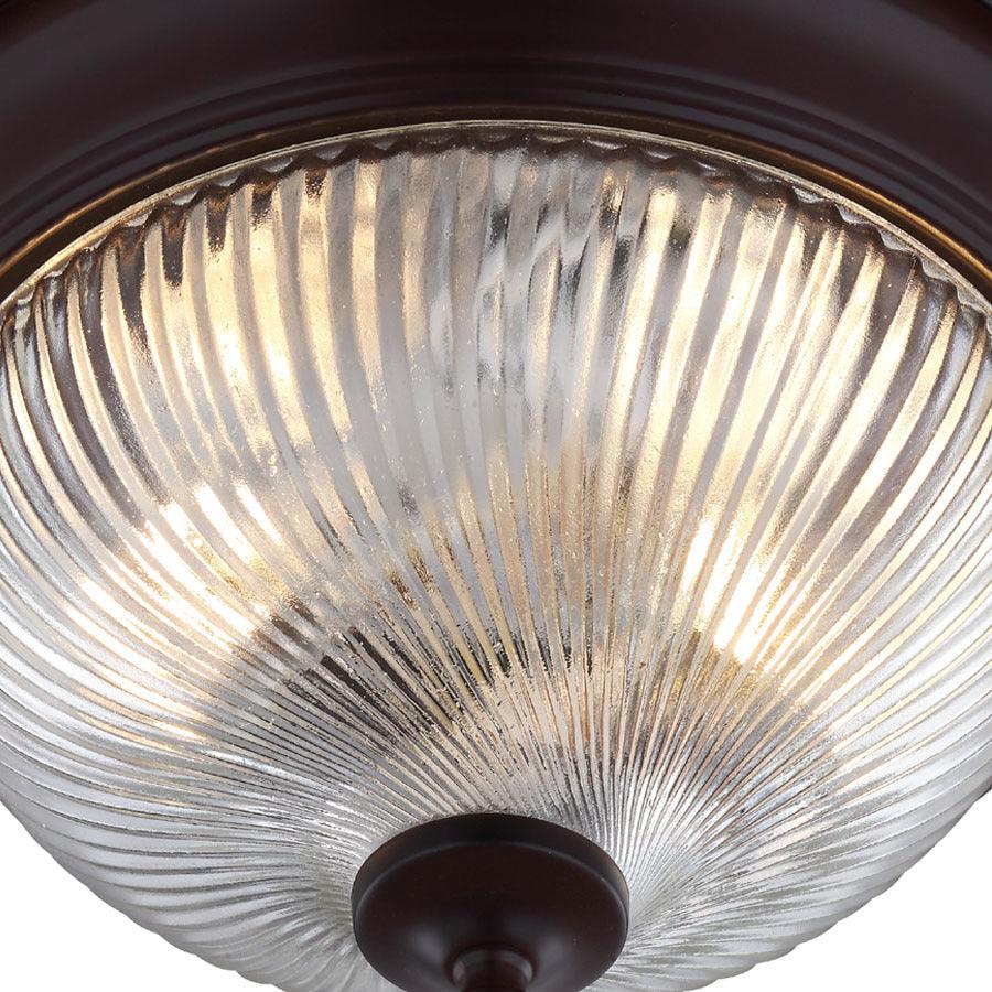 Project Source 11-in Painted Oil-Rubbed Bronze Traditional Flush Mount Light - Image 2