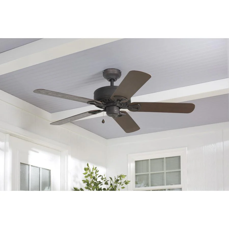 Harbor Breeze Calera 52-in Aged Bronze Indoor/Outdoor Ceiling Fan (5-Blade) - Image 4