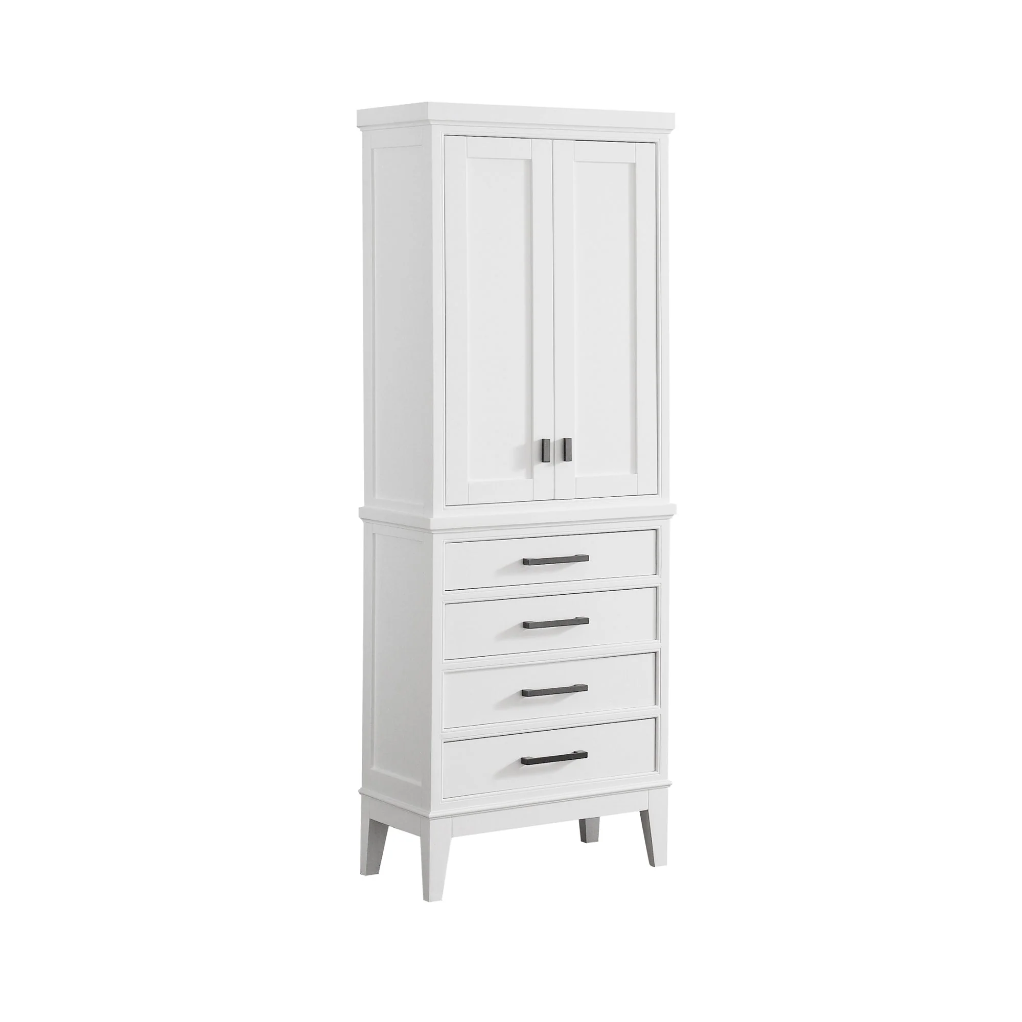Avanity Madison 24-in W x 71.2-in H x 16-in D Tobacco Poplar Freestanding Linen Cabinet - Image 10