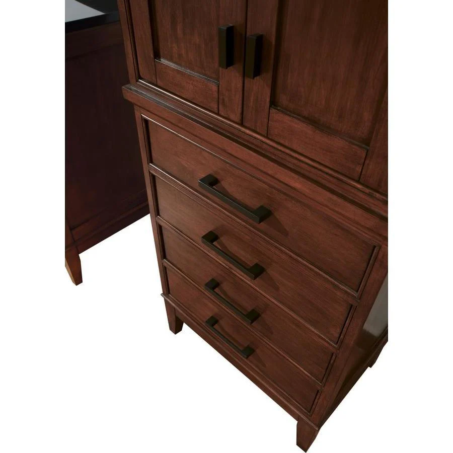Avanity Madison 24-in W x 71.2-in H x 16-in D Tobacco Poplar Freestanding Linen Cabinet - Image 3
