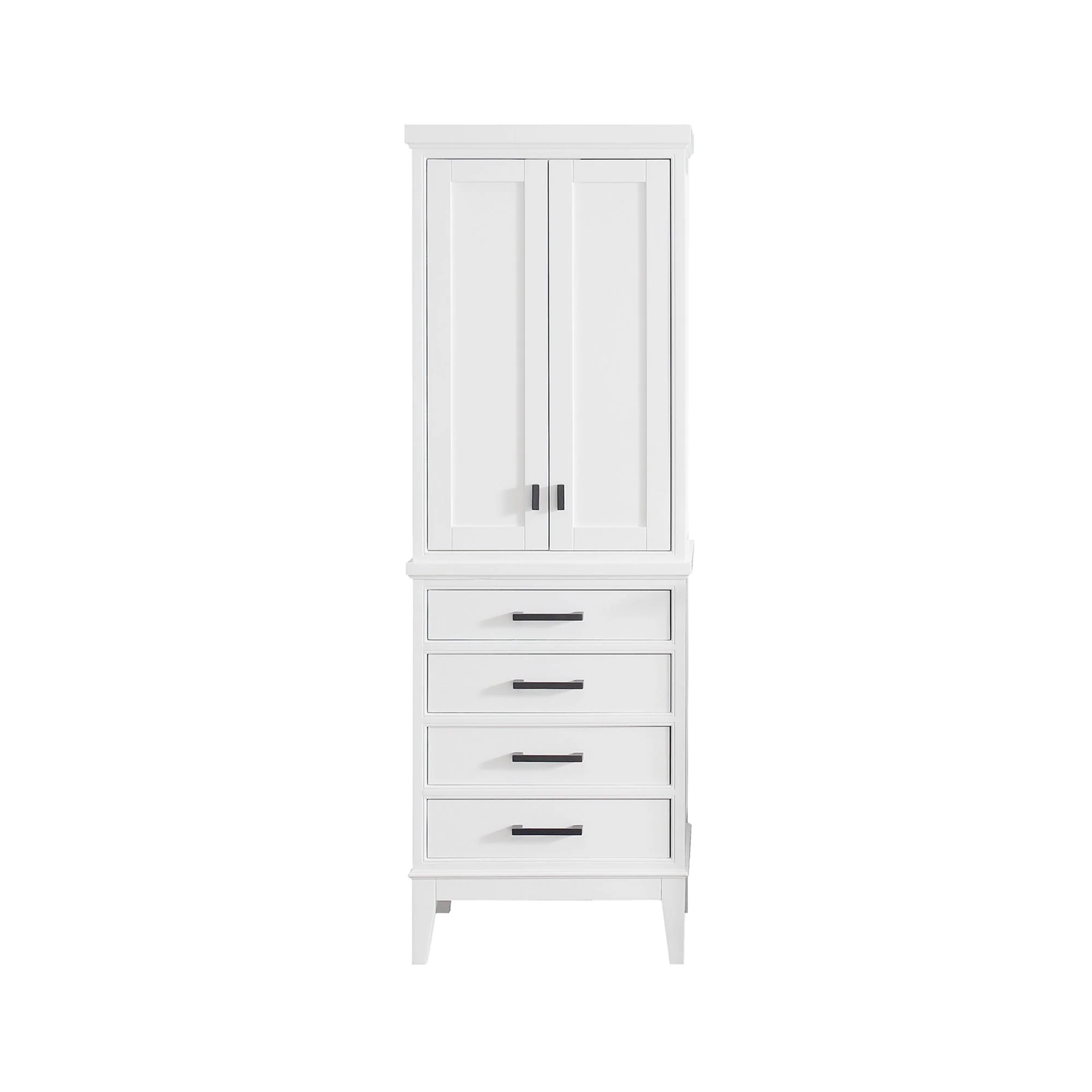Avanity Madison 24-in W x 71.2-in H x 16-in D Tobacco Poplar Freestanding Linen Cabinet - Image 8