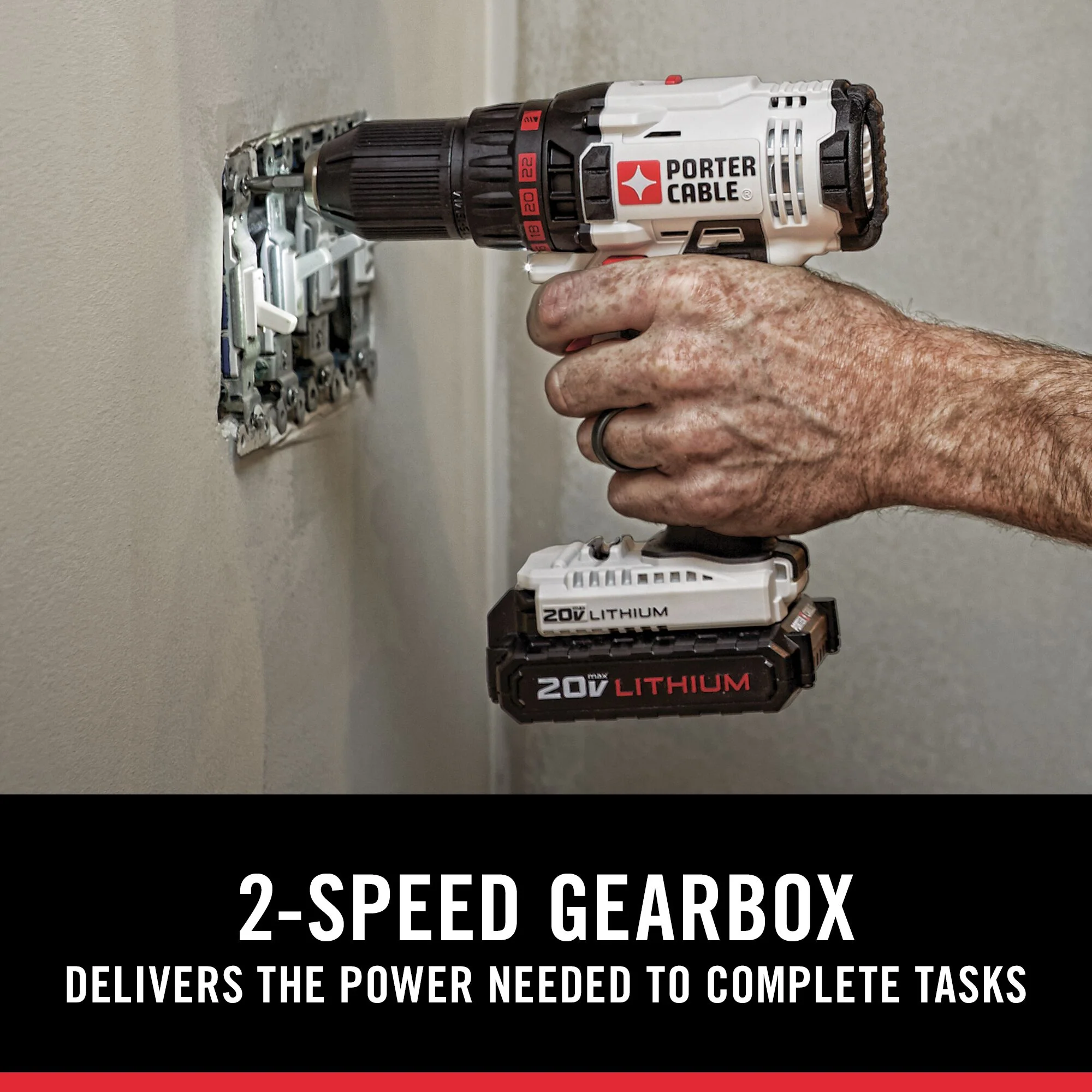 PORTER-CABLE 20-Volt Max 1/2-in Cordless Drill/Driver Kit with Charger and Battery - Image 8