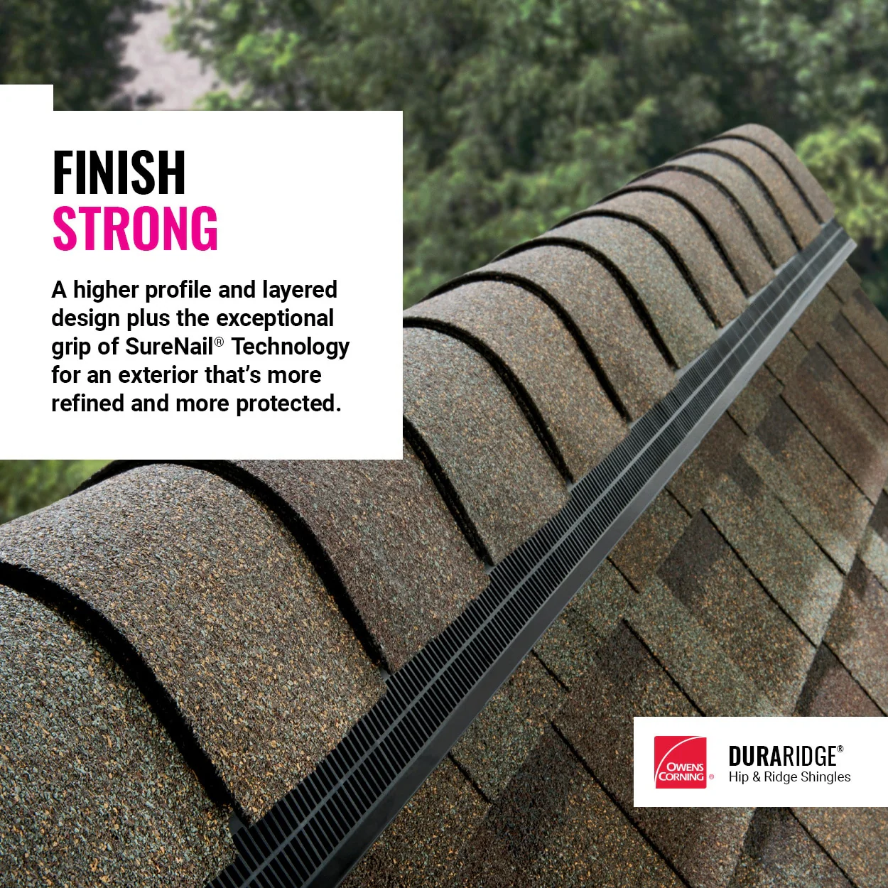 Owens Corning DuraRidge Pacific Wave Hip & Ridge Roof Shingles, 20 Linear Ft per Bundle - Image 16