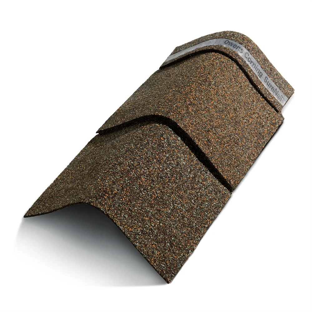 Owens Corning DuraRidge Teak Hip & Ridge Roof Shingles, 20 Linear Ft per Bundle - Image 10