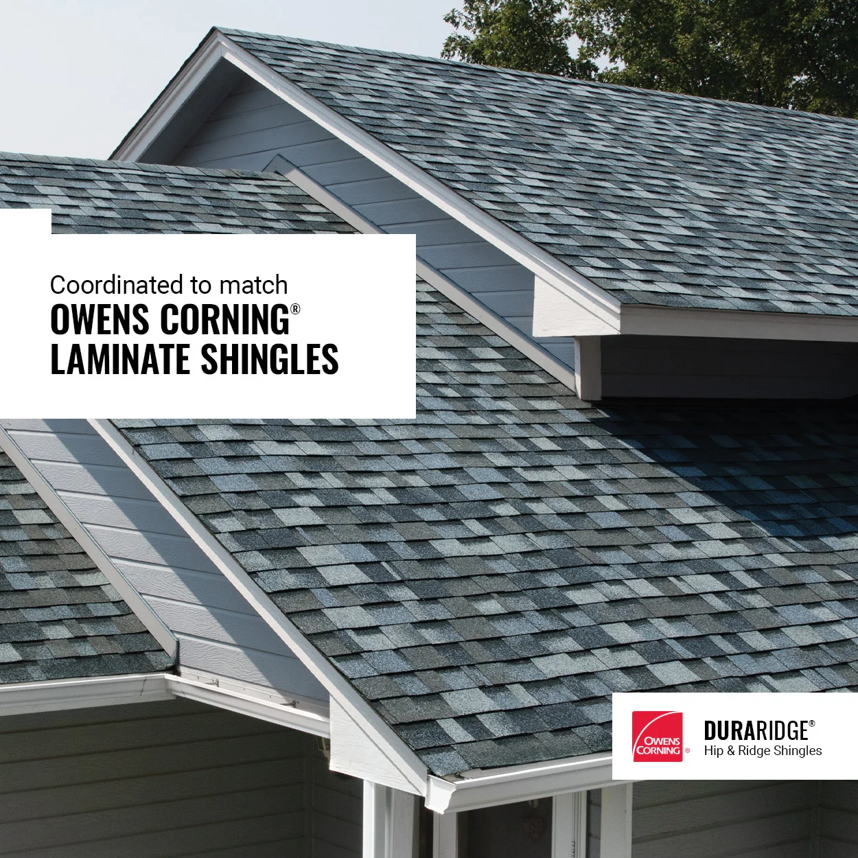 Owens Corning DuraRidge Onyx Black Hip & Ridge Roof Shingles, 20 Linear Ft per Bundle - Image 27