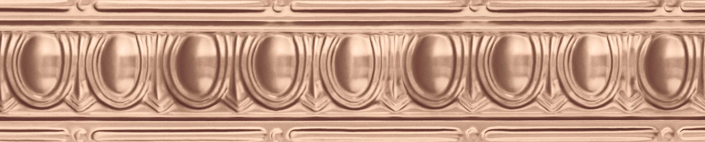 Armstrong Ceilings Metallaire Large Eggs and Dart Cornice 48-in Copper Aluminum Crown Ceiling Trim - Image 7