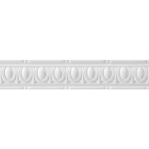 Armstrong Ceilings Metallaire Large Eggs and Dart Cornice 48-in Chrome Aluminum Crown Trim - Image 5