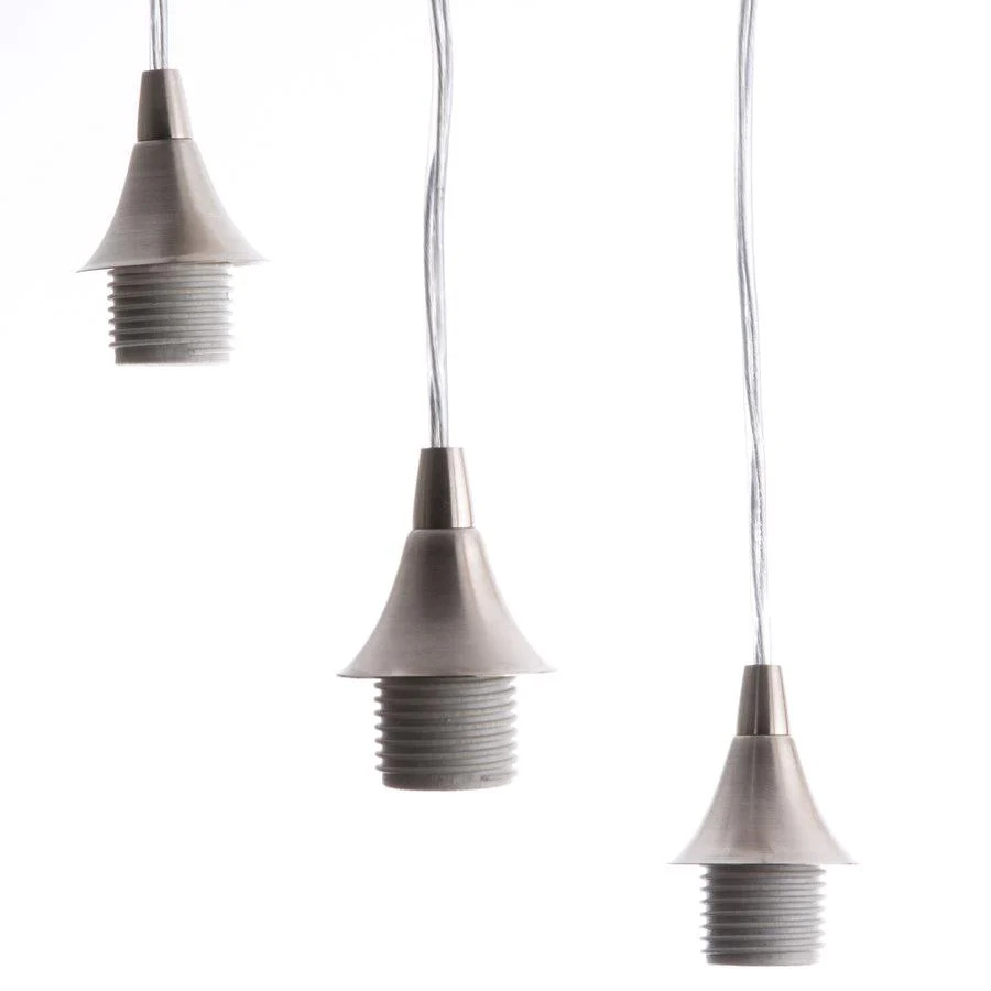 Portfolio French Bronze Transitional Cylinder 3-Light Pendant Canopy – Mix & Match Cluster Round - Image 5