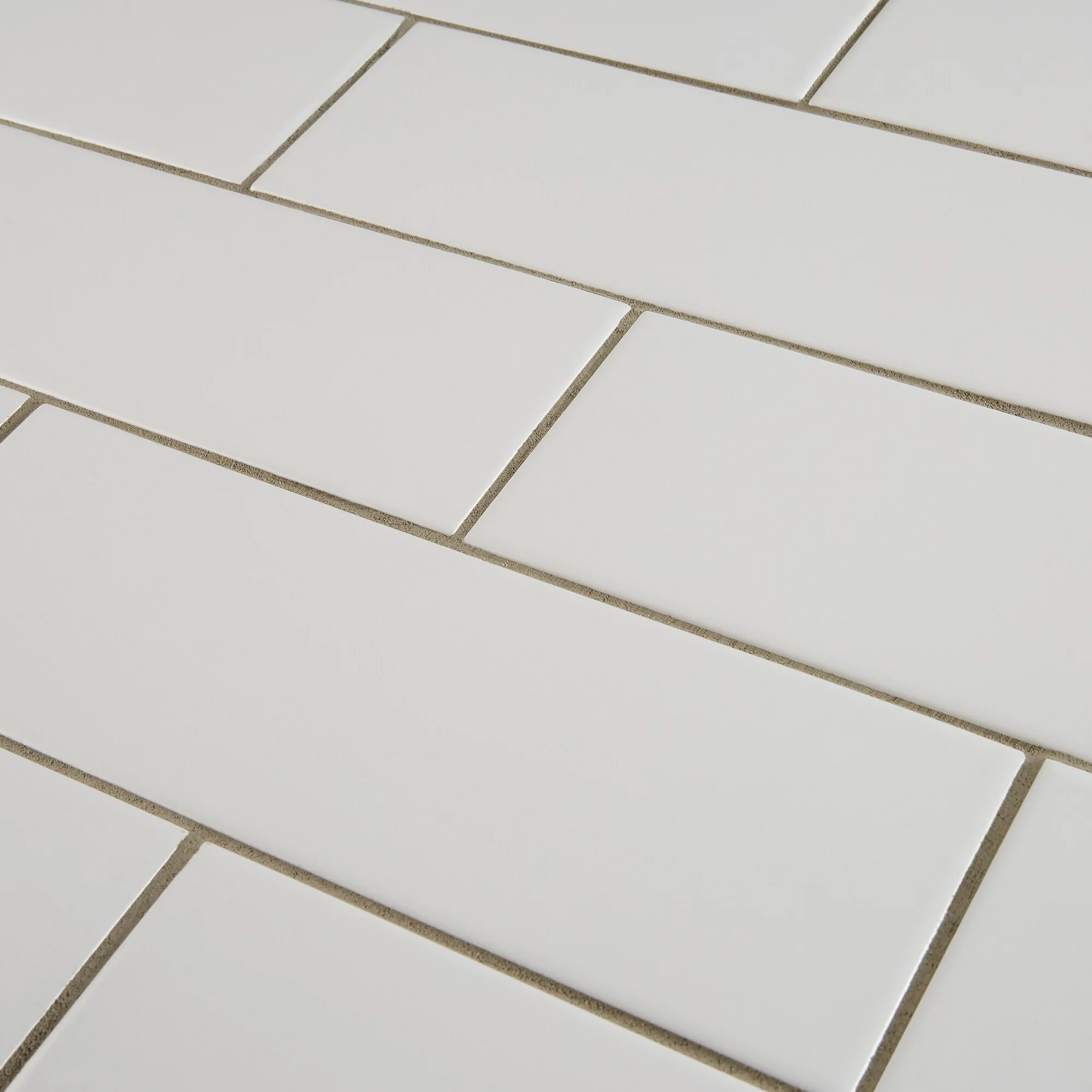 American Olean Urban Canvas 28-Pack Designer White 4-in x 12-in Matte Ceramic Subway Wall Tile - Image 8