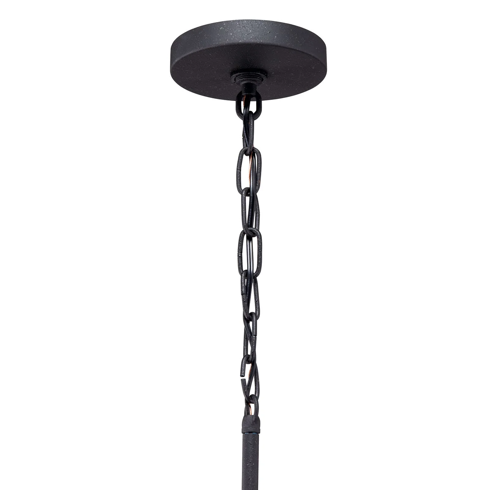 Kichler Barrington 5-Light Anvil Iron and Distressed Antique Grey Rustic Chandelier - Image 12