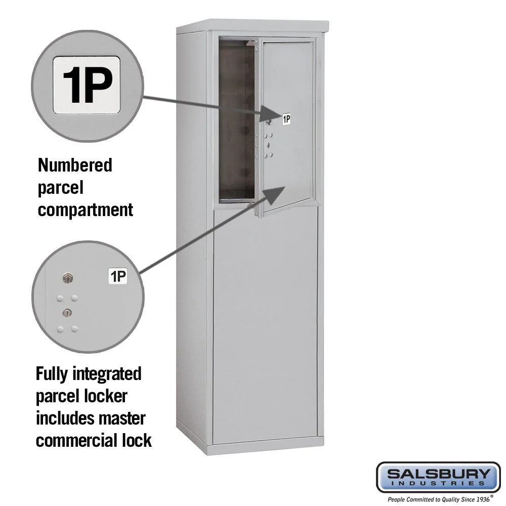 6 Door High Free-Standing 4C Horizontal Parcel Locker with Private Access - Image 2