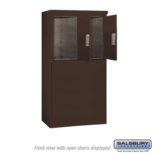 6 Door High Free-Standing 4C Horizontal Parcel Locker with Private Access - Image 7