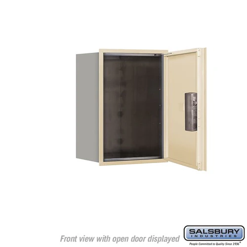 6 Door High Recessed Mounted 4C Horizontal Parcel Locker with Private Access - Front Loading - Image 3