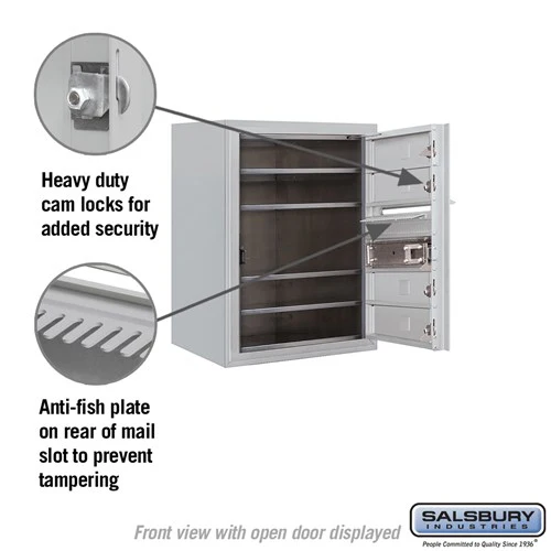 6 Door High Surface Mounted 4C Horizontal Mailbox with USPS Access - Image 7