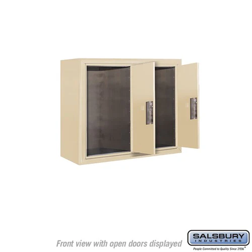 6 Door High Surface Mounted Parcel Locker with USPS Access in Sandstone - Image 7
