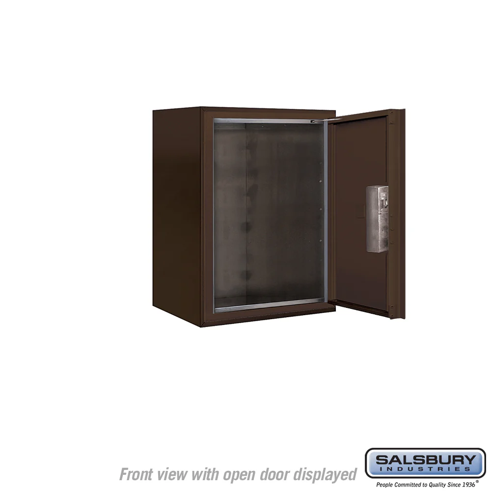 6 Door High Surface Mounted 4C Horizontal Parcel Locker with Private Access in Bronze - Image 3