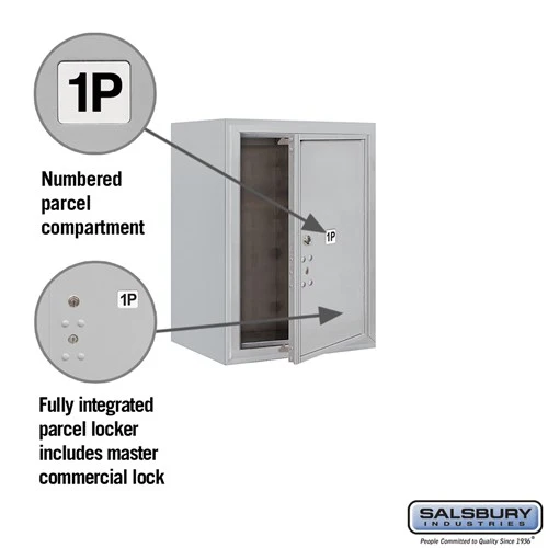 6 Door High Surface Mounted Parcel Locker with Private Access - Image 2