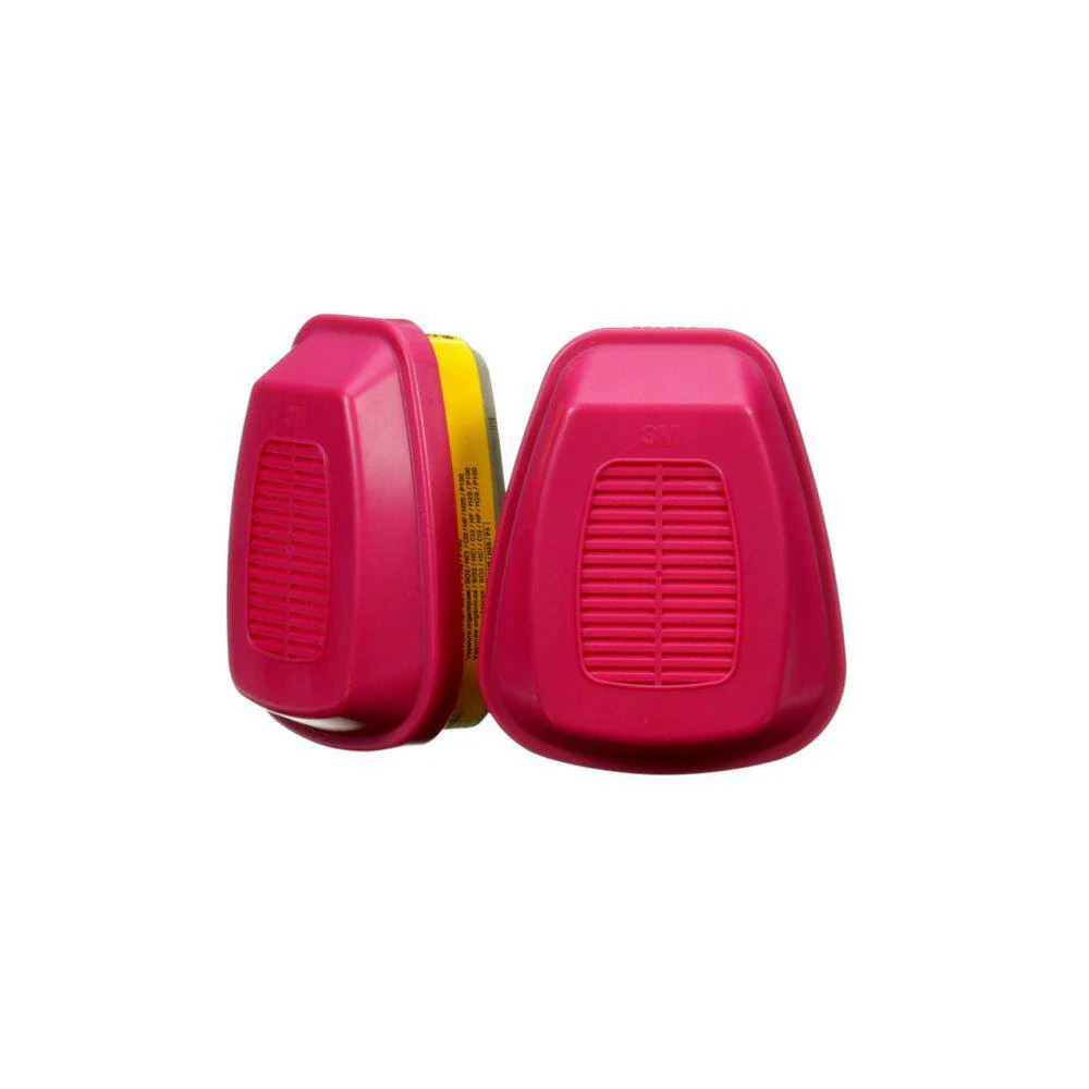 3M 60923HB1-C OV/AG/P100 Replacement Respirator Cartridges, 1 Pair - Image 2