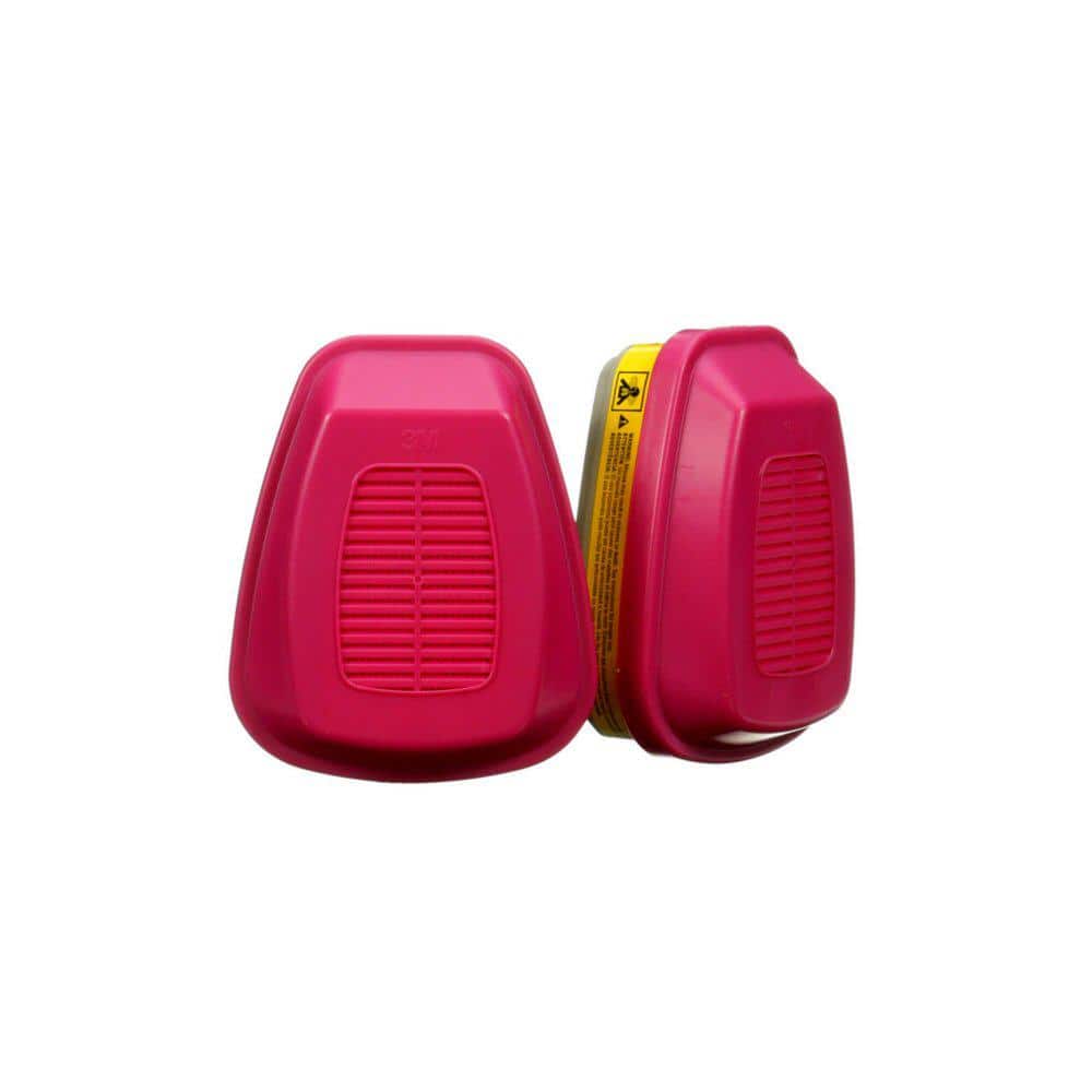 3M 60923HB1-C OV/AG/P100 Replacement Respirator Cartridges, 1 Pair - Image 3