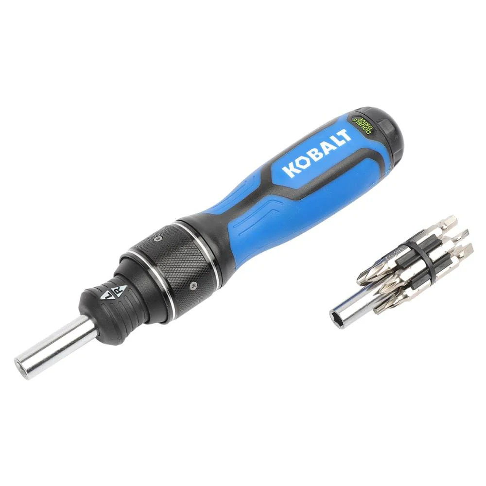 Kobalt Double-Drive 13-Piece Magnetic Ratcheting Multi-Bit Screwdriver Set, 3-1/2-in Shaft