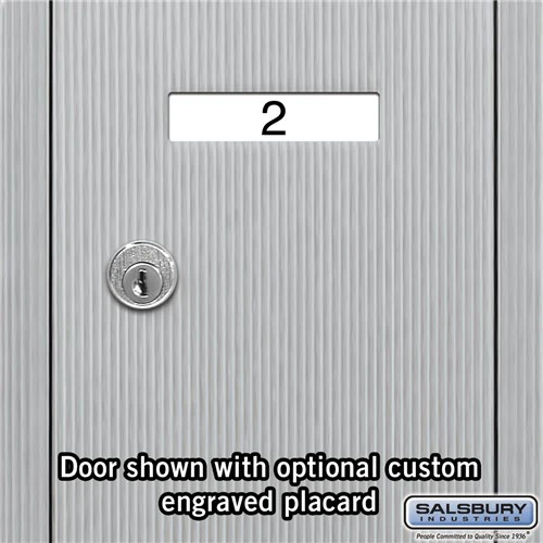 7-Door Aluminum Vertical Mailbox with Private Access and Secure Locks - Image 4