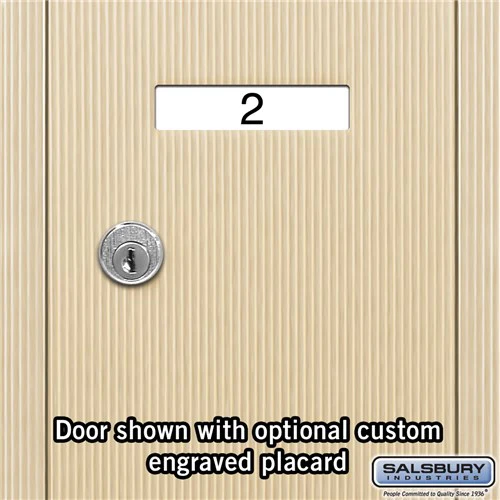 7-Door Sandstone Vertical Mailbox - Surface Mounted - USPS Approved - Image 4