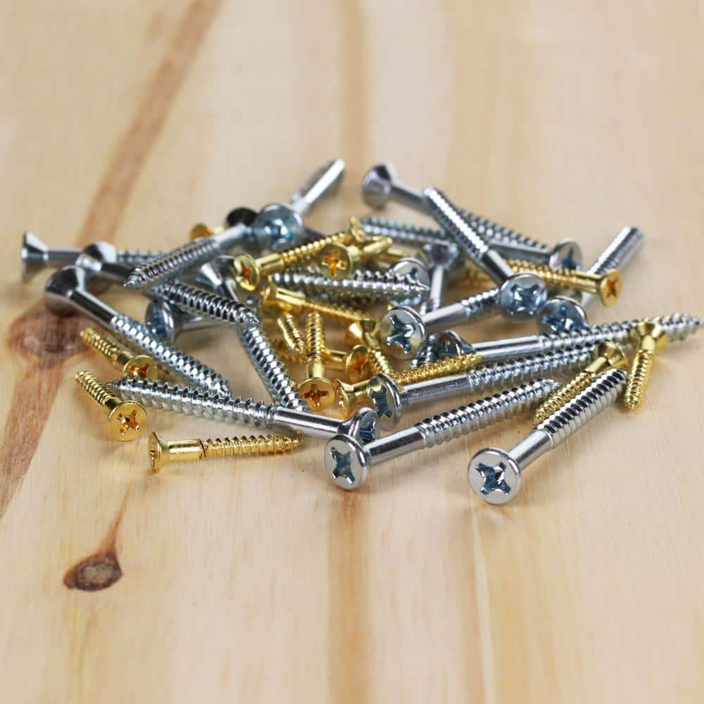 #8 x 1 in. Zinc Plated Phillips Flat Head Wood Screw (100-Pack) - Image 4