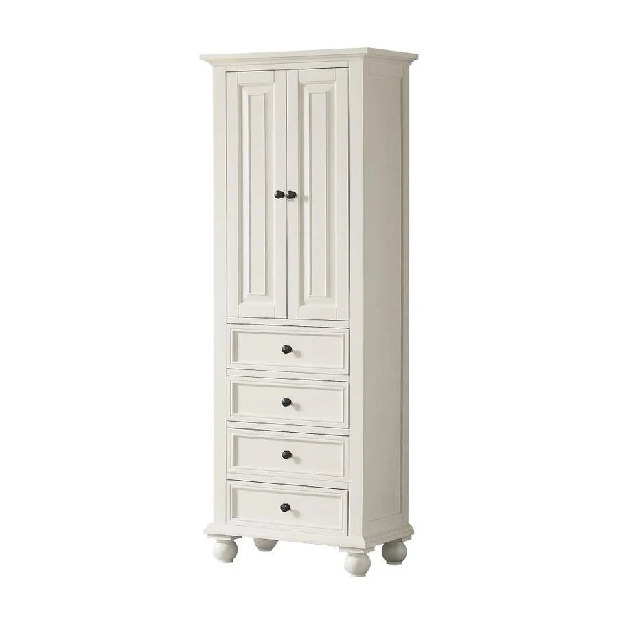 Avanity Thompson 24-in W x 68-in H x 16-in D Charcoal Glaze Poplar Freestanding Linen Cabinet - Image 5