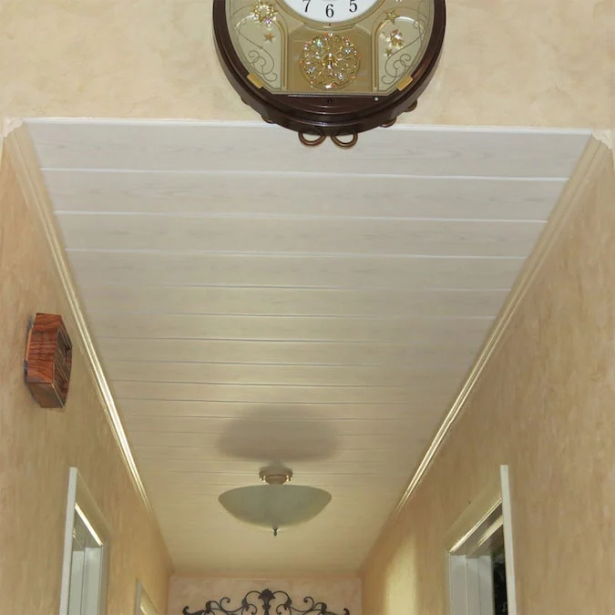 A La Maison Ceilings 3.25-ft x 0.5-ft Country White Polystyrene Surface-mount Ceiling Plank (12-Pack, 19.5-sq ft / Case) - Image 7