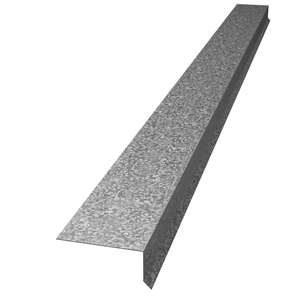 Able Sheet Metal Drip Edge Flashing 1 in. x 2-5/12 in., 26 Ga, Brown (14MIAD615B) - Image 2