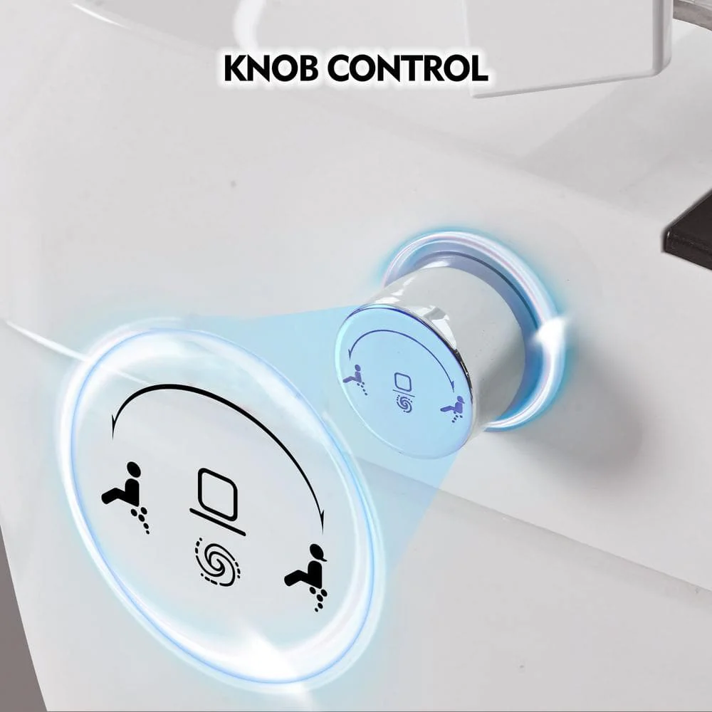 Abruzzo Elongated Smart Bidet Toilet with Sensor Flush & Night Light - Image 4