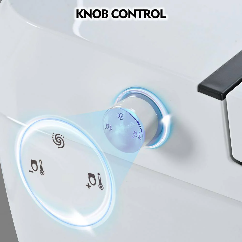Abruzzo Smart Bidet Toilet with Heated Seat and Foot Sensor Flush - Image 4