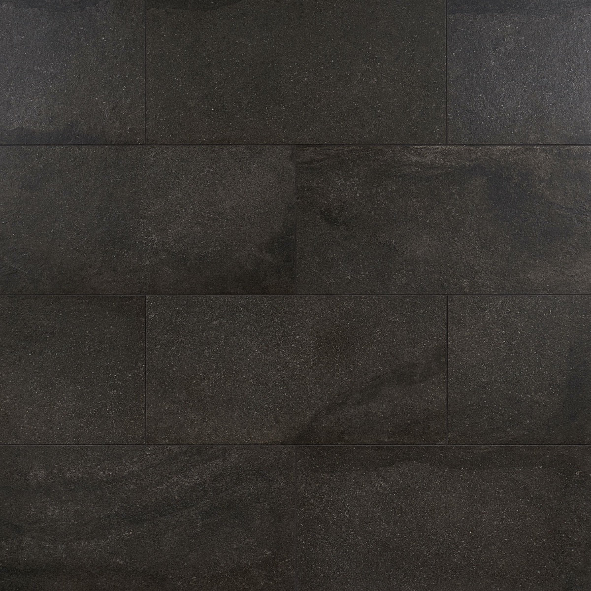 Acadia Charcoal Black 12x24 Matte Porcelain Tile - Lux Tile - Image 3