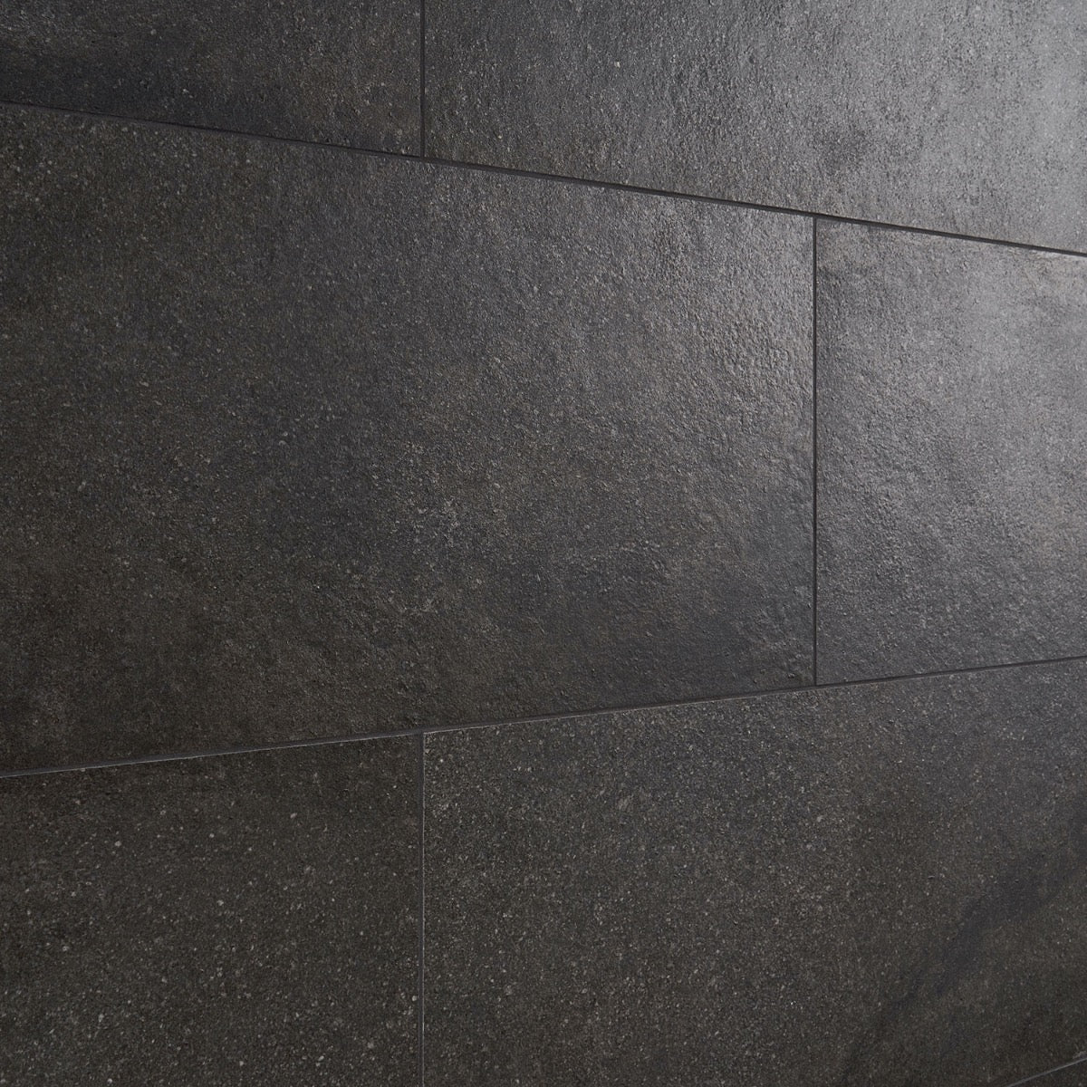 Acadia Charcoal Black 12x24 Matte Porcelain Tile - Lux Tile - Image 5