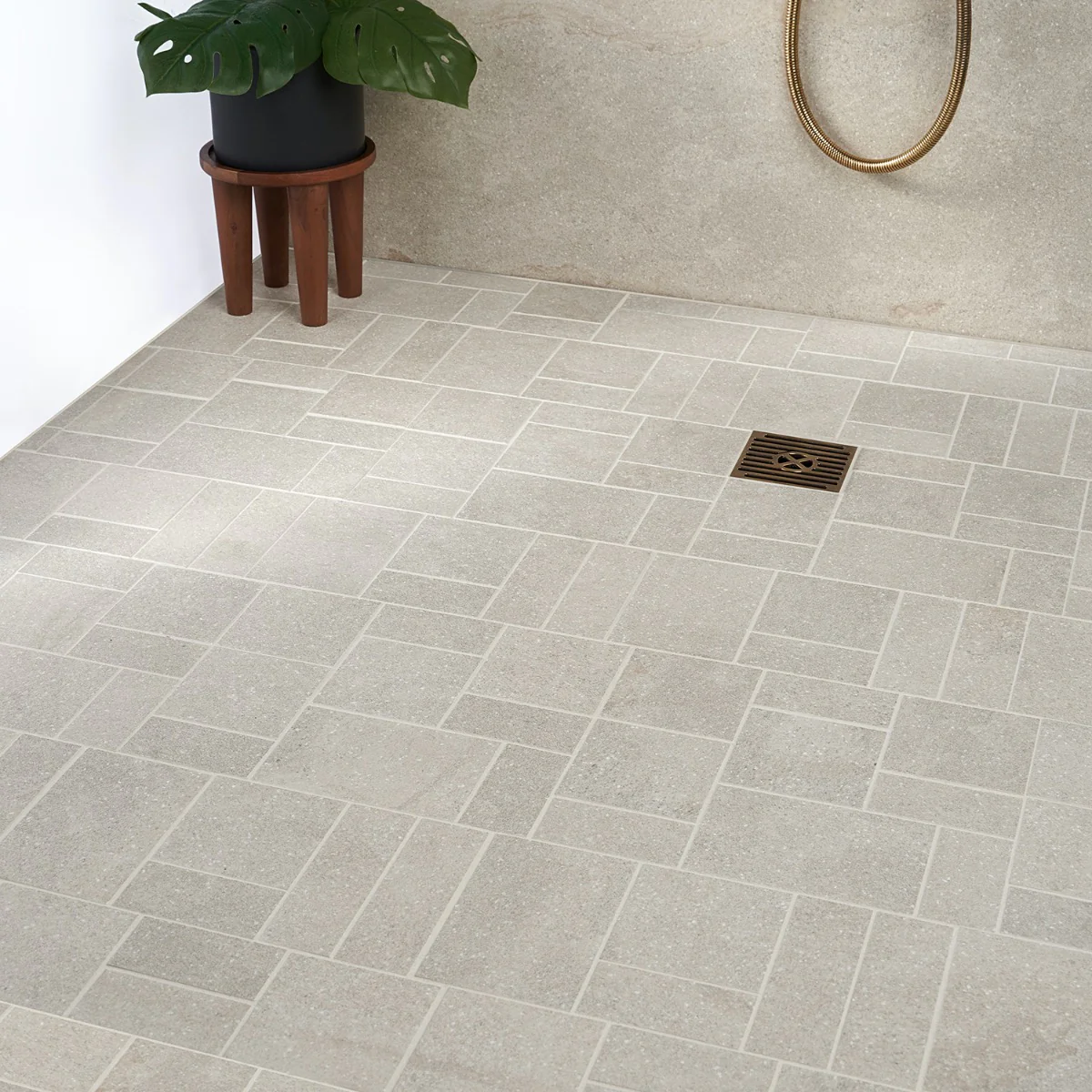 Acadia French Pattern Linen White Matte Porcelain Mosaic Tile - Tilebar - Image 3