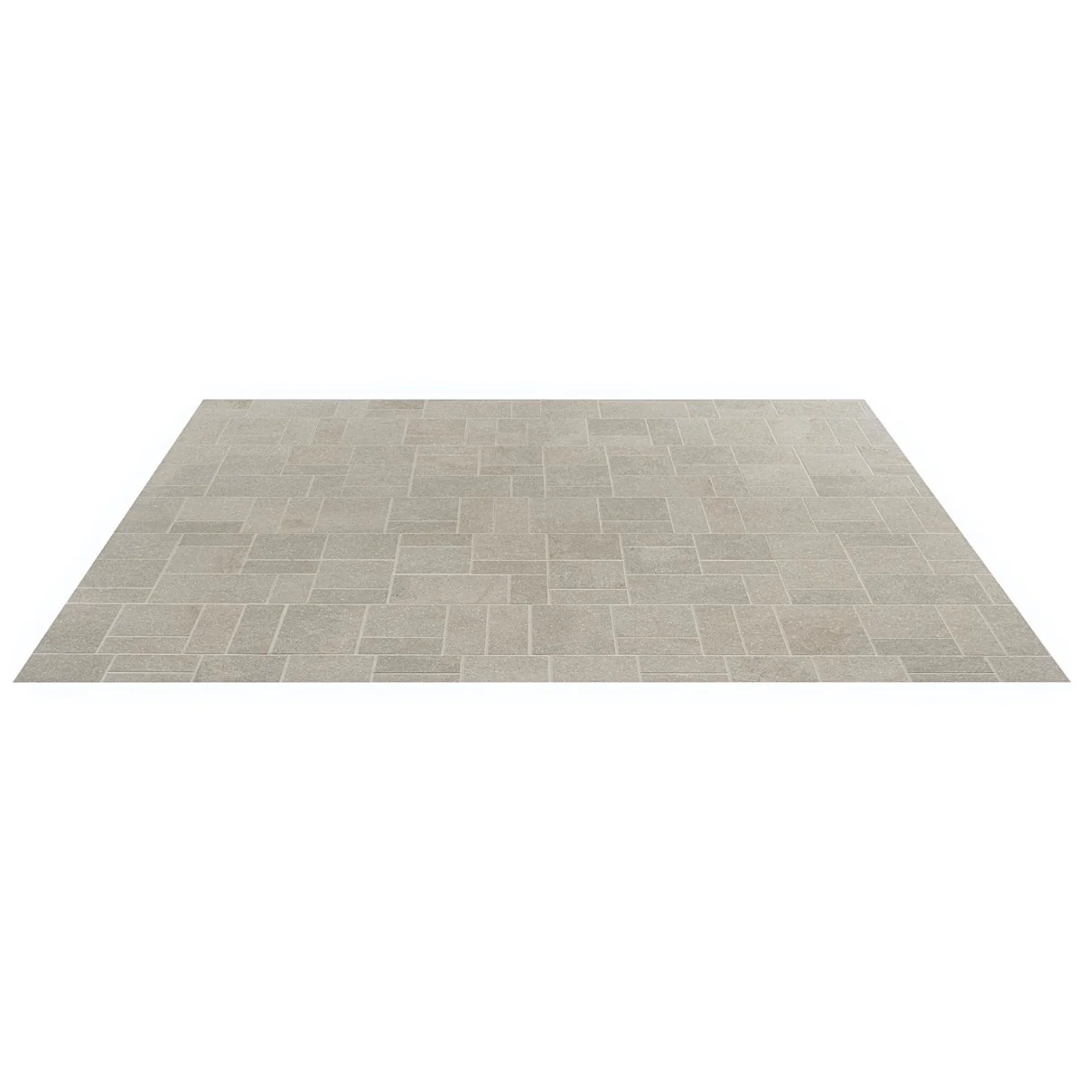 Acadia French Pattern Linen White Matte Porcelain Mosaic Tile - Tilebar - Image 9