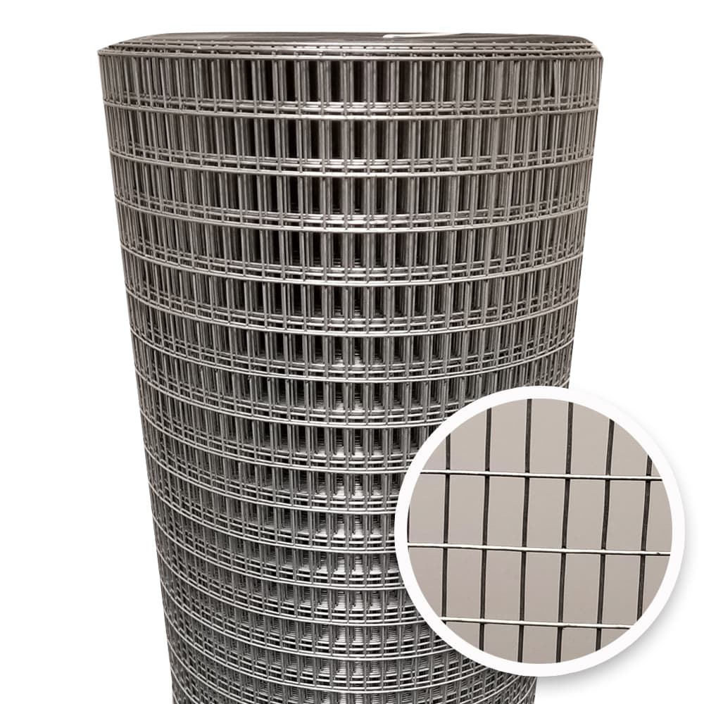 Acorn International Silver Galvanized Steel Hardware Cloth - 100'x2' - Image 3