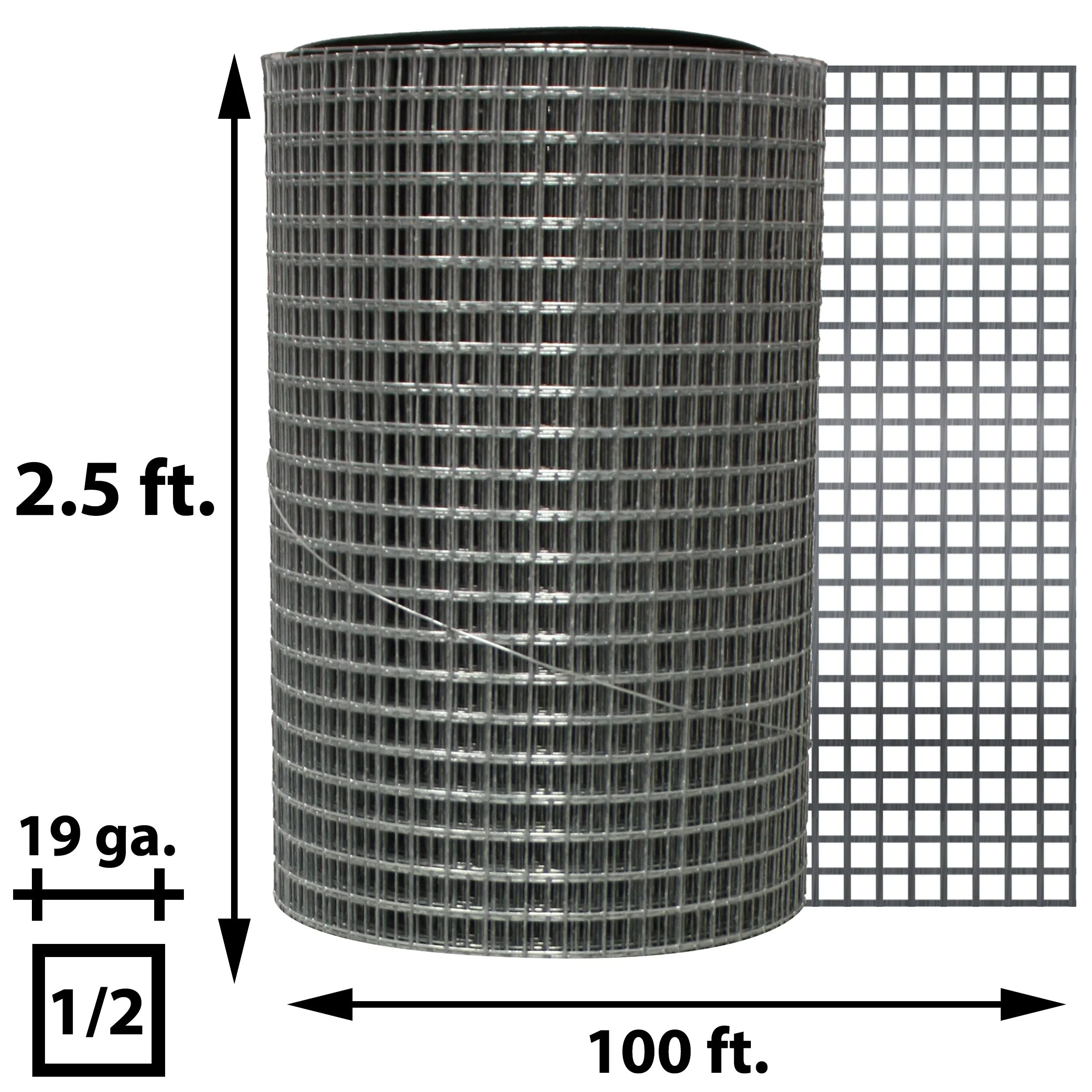 Acorn International Silver Galvanized Steel Hardware Cloth - 100'x2' - Image 5