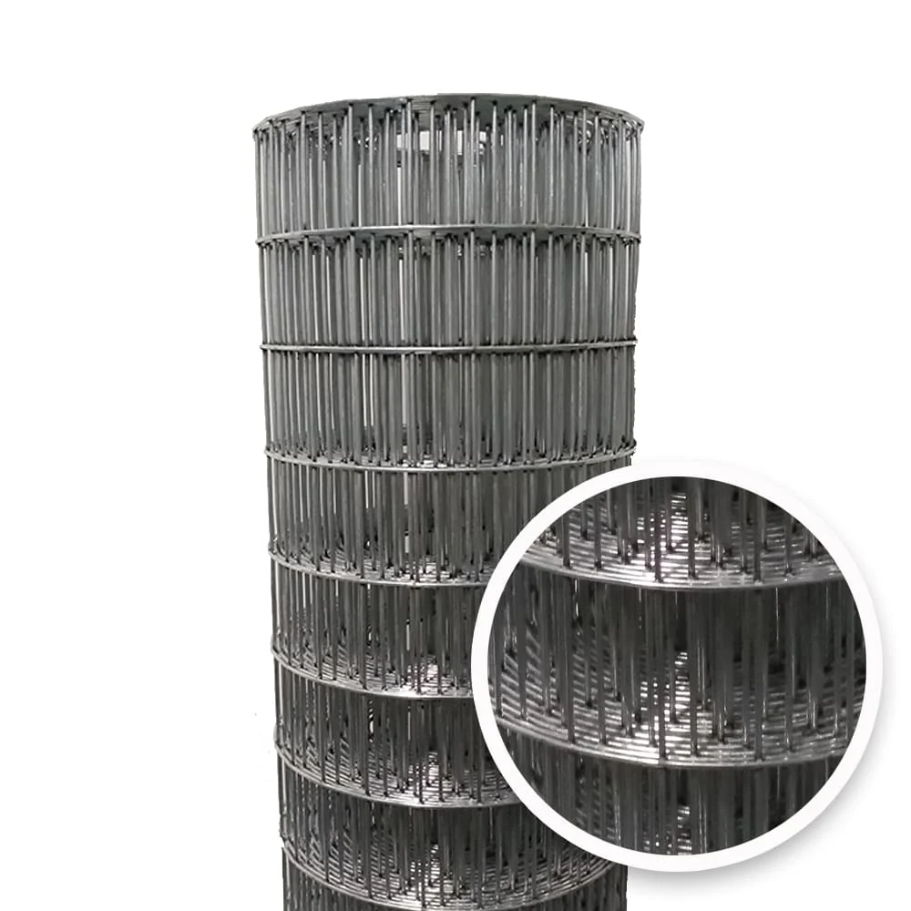 Acorn International Silver Galvanized Welded Wire Garden Fence 25ft - Image 3