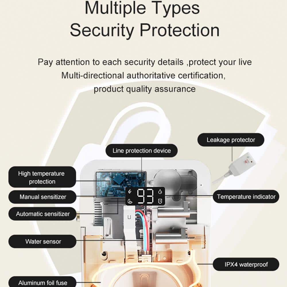 Advanced Tankless Elongated Bidet Toilet with Auto Flush and Remote Control - Image 2