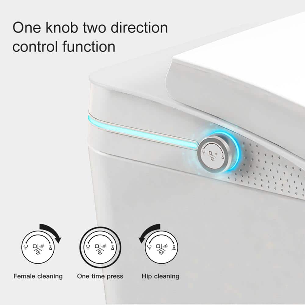 Advanced Tankless Elongated Bidet Toilet with Auto Flush and Remote Control - Image 4